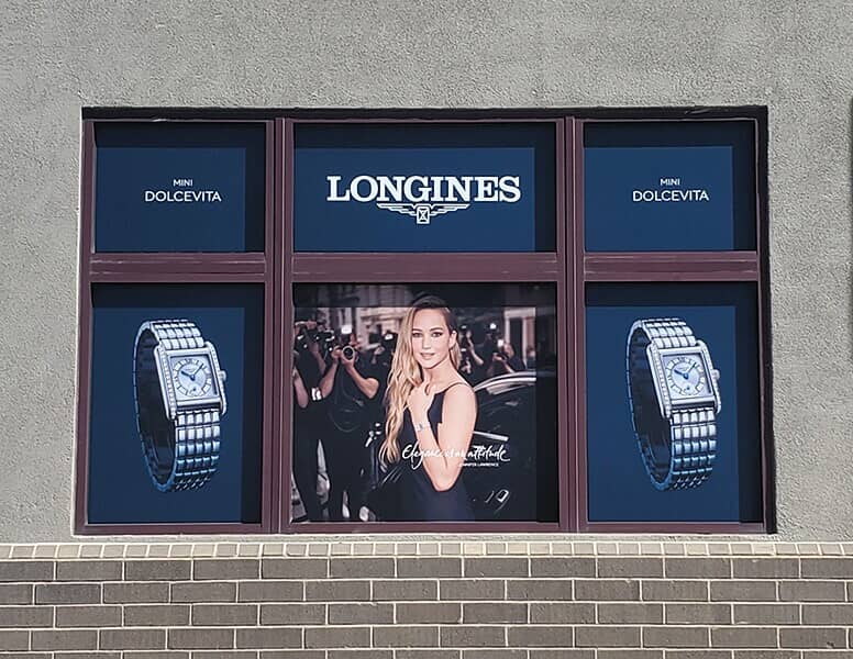 Custom retail window graphics